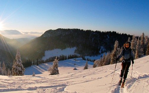 Excursions à skis; Photo: OFSPO