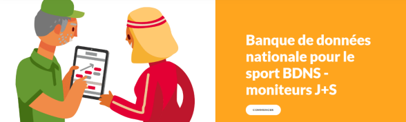 Séquence d'apprentissage : Banque de données nationale pour le sport BDNS - moniteurs et monitrices J+S