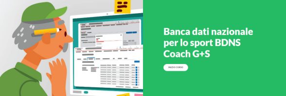 Immagine simbolo per il modulo di apprendimento: Banca dati nazionale per lo sport BDNS - Coach G+S